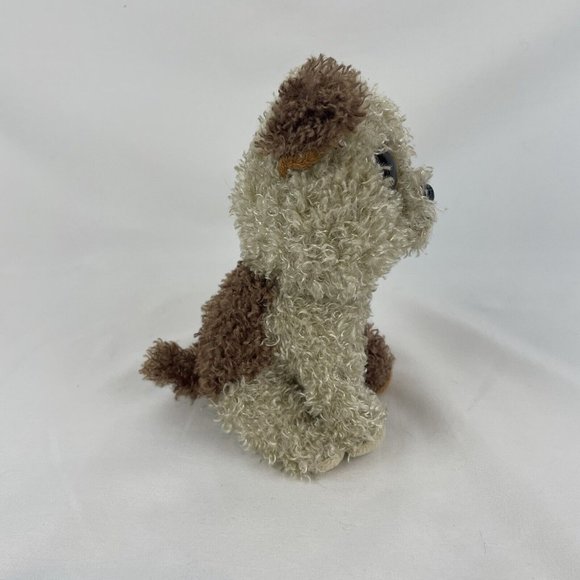 Ty Beanie Boos Puppy Dog Rootbeer 7” Plush Big Solid Orange Eyes No Tags - Picture 4 of 7